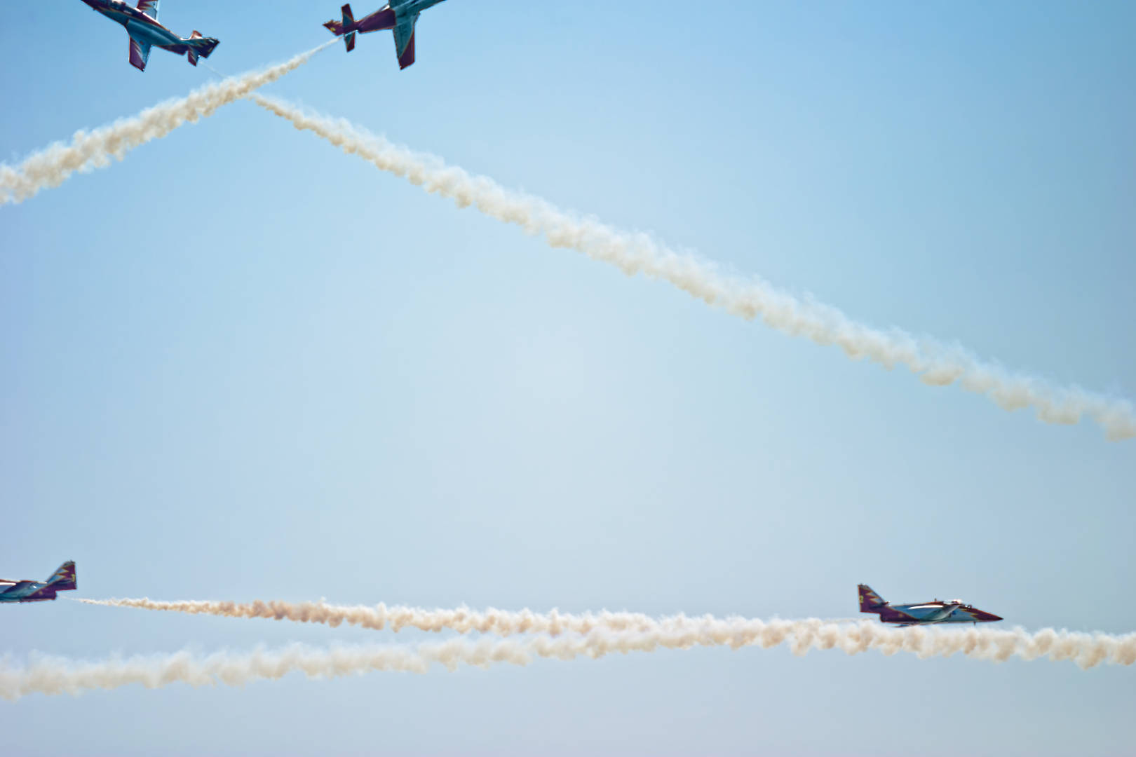 Patrulla Águila, Festa al Cel