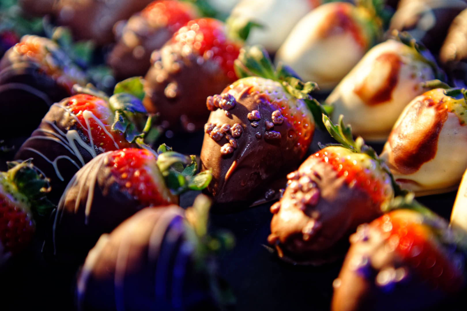 Fraises pralinées