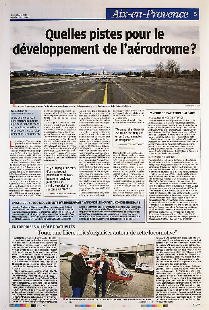 Quel avenir pour l'aérodrome ?