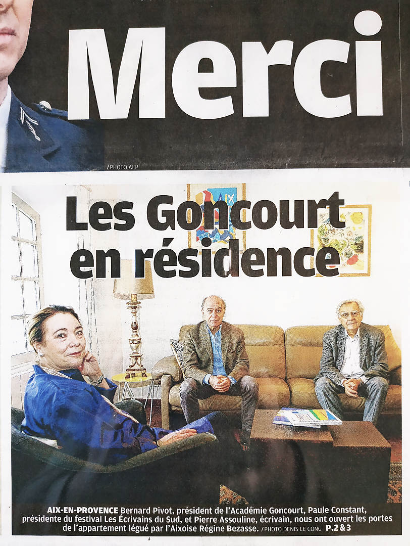 Les Goncourt en résidence