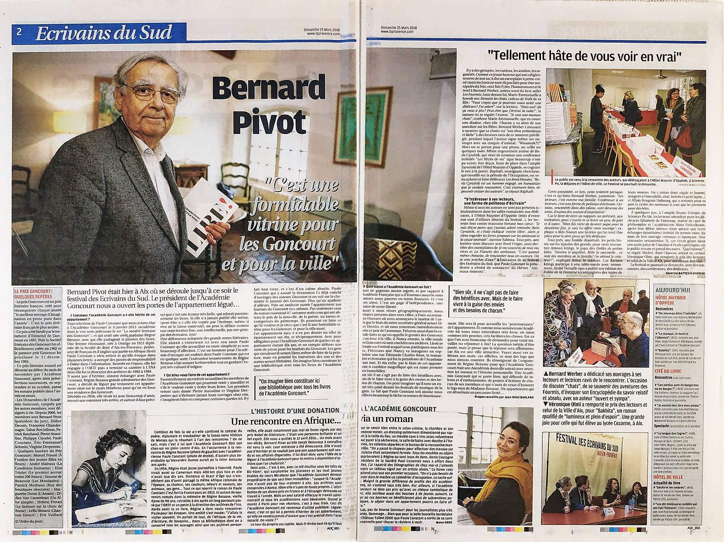 Festival des Écrivains du Sud.