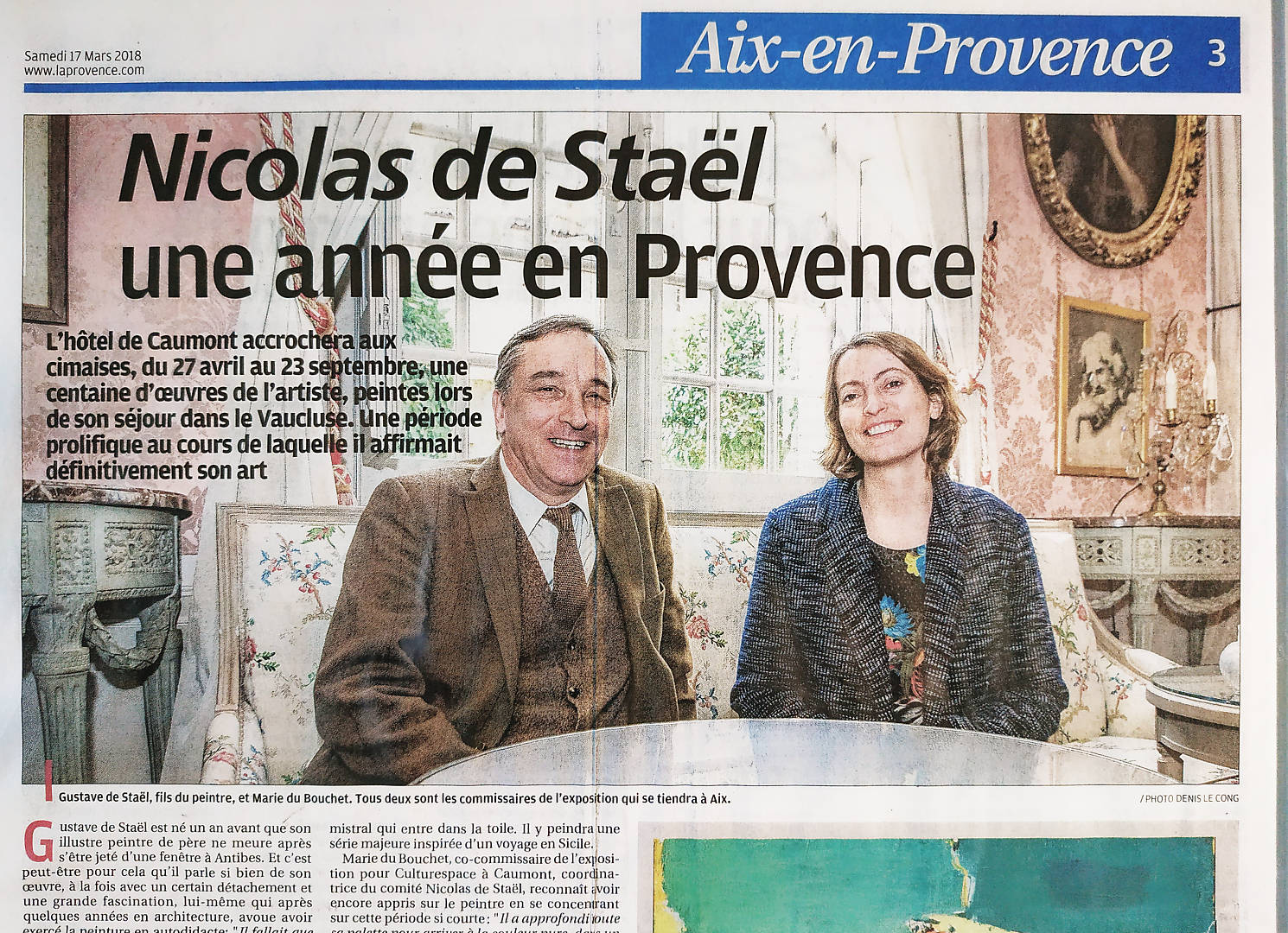 Nicolas de Staël à Caumont