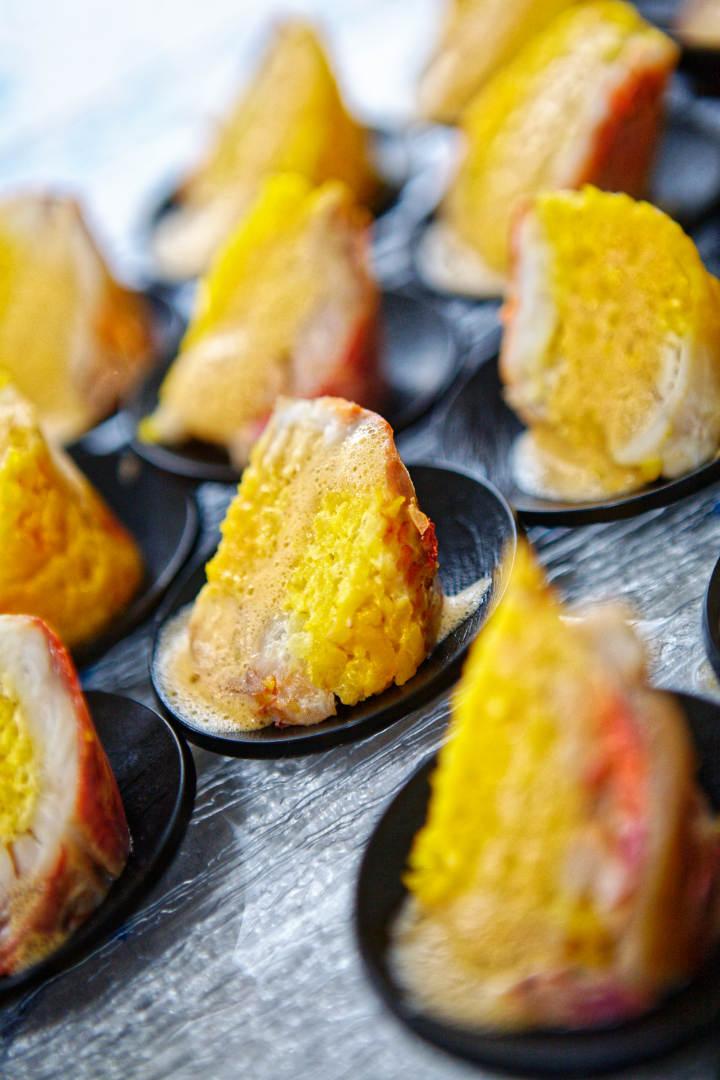 Mousseline de riz au curry